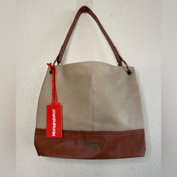 Montana West Hobo Bags for Women Purse & Shoulder
Satchel Bag Vegan Leather Tan - Picture 1 of 6